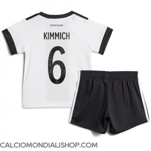 Maglie da calcio Germania Joshua Kimmich #6 Prima Maglia Bambino Mondiali 2022 Manica Corta (+ Pantaloni corti)